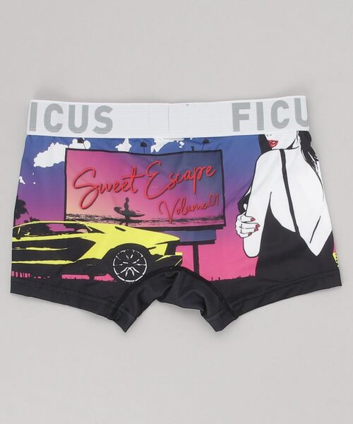 FICUS(フィークス)の「FICUS/フィークス ボクサーパンツ メンズ アンダーウェア 下着 ツルツル ヤシの木 スーパーカー(ボクサーパンツ・メンズ・マルチ・MEDIUM/SMALL/LARGE/X-LARGE)」の6枚目の写真