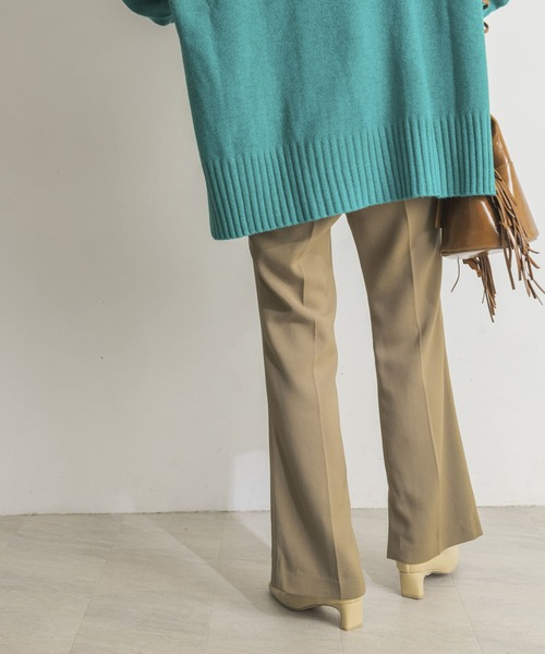 URBAN RESEARCH（アーバンリサーチ）の「ウォッシャブルwoolセミフレアパンツ（その他パンツ・レディース・ブラック/ベージュ/ブラウン・38/36）」の13枚目の写真