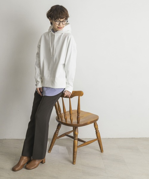 URBAN RESEARCH（アーバンリサーチ）の「ウォッシャブルwoolセミフレアパンツ（その他パンツ・レディース・ブラック/ベージュ/ブラウン・38/36）」の14枚目の写真