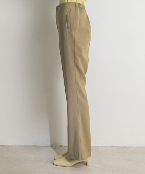 URBAN RESEARCH（アーバンリサーチ）の「ウォッシャブルwoolセミフレアパンツ（その他パンツ・レディース・ブラック/ベージュ/ブラウン・38/36）」の9枚目の写真