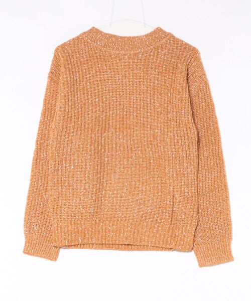 KOBE LETTUCE（コウベレタス）の「ネップニットトップス[C5803]（ニット/セーター・レディース・パープル系/イエロー系/オレンジ/ネイビー・FREE）」の4枚目の写真
