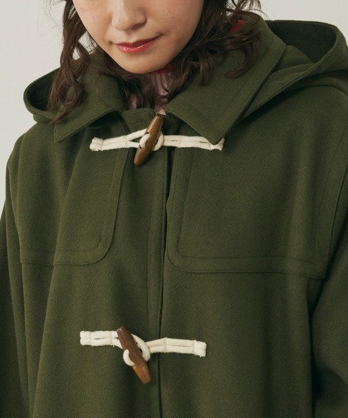 MERLOT（メルロー）の「袖ボリュームダッフルコート（ダッフルコート・レディース・カーキ/ブルー/ナチュラル・FREE）」の15枚目の写真