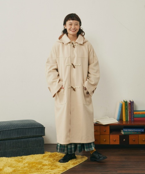 MERLOT（メルロー）の「袖ボリュームダッフルコート（ダッフルコート・レディース・カーキ/ブルー/ナチュラル・FREE）」の22枚目の写真