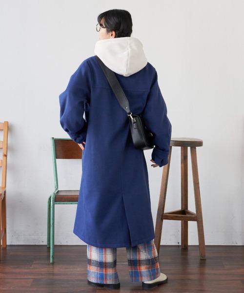 RUUBON ボリュームダッフルコート RUUBON】melton volume duffle coat / メルトン ボリューム