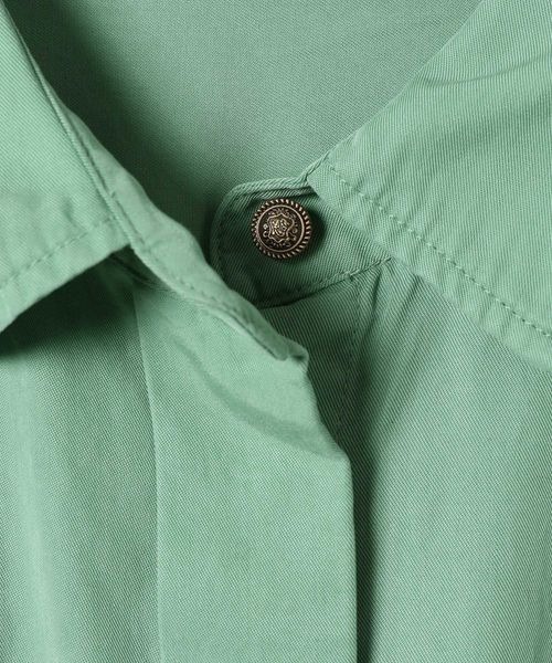 JEANASIS（ジーナシス）の「TツイルフライフロントBIGシャツLS/264567