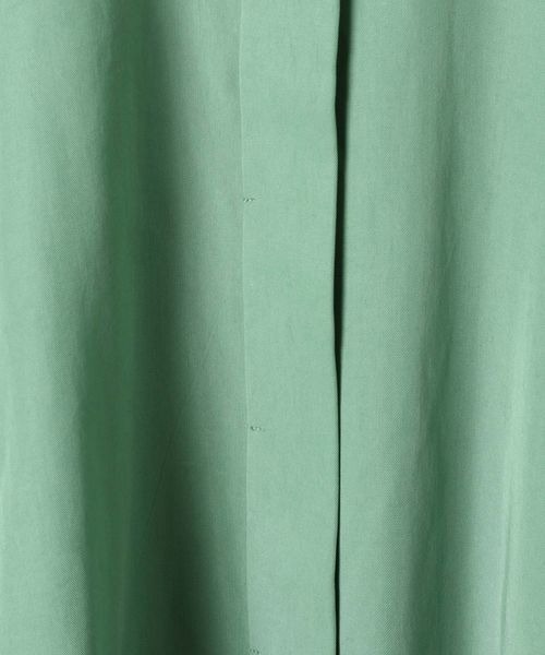 JEANASIS（ジーナシス）の「TツイルフライフロントBIGシャツLS/264567（シャツ/ブラウス・レディース・ブラック/オレンジ/グリーン/アイボリー・FREE）」の14枚目の写真