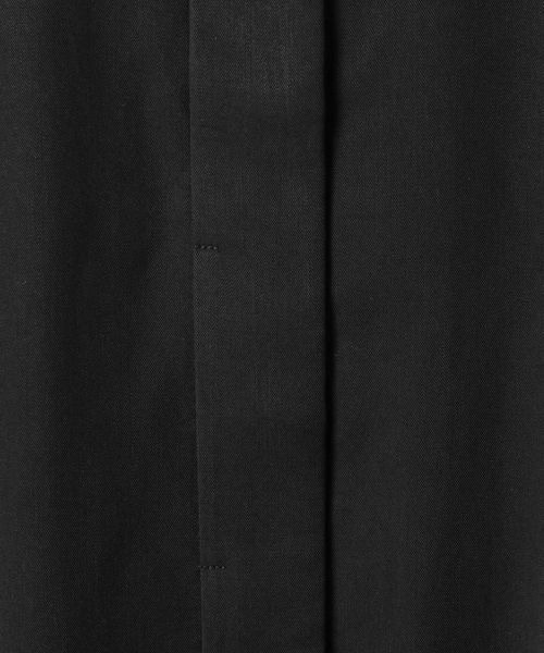 JEANASIS（ジーナシス）の「TツイルフライフロントBIGシャツLS/264567（シャツ/ブラウス・レディース・ブラック/オレンジ/グリーン/アイボリー・FREE）」の7枚目の写真