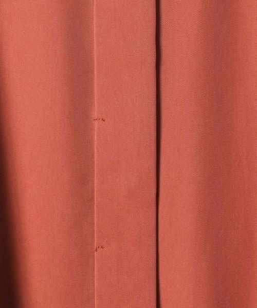 JEANASIS（ジーナシス）の「TツイルフライフロントBIGシャツLS/264567（シャツ/ブラウス・レディース・ブラック/オレンジ/グリーン/アイボリー・FREE）」の9枚目の写真