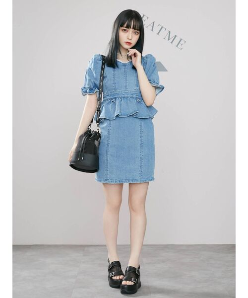 EATME（イートミー）の「メッシュコンビバケットBAG（ショルダーバッグ・レディース・ブラック・FREE）」の12枚目の写真