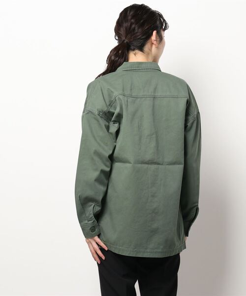 coca（coca）（コカ）の「ミリタリーシャツジャケット（ミリタリージャケット・レディース・カーキ・ONE SIZE）」の13枚目の写真