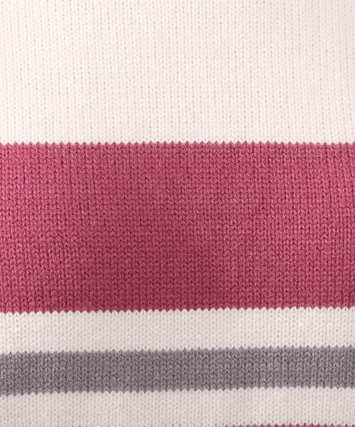 DRESKIP（ドレスキップ）の「◆洗えるマルチボーダーニット（ニット/セーター・レディース・ブラウン系その他4/ホワイト系5/ブラウン系4/ピンク系・02/03/04）」の15枚目の写真