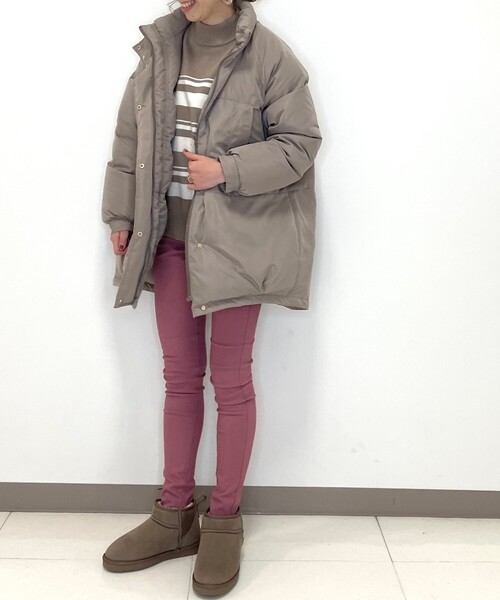 DRESKIP（ドレスキップ）の「◆洗えるマルチボーダーニット（ニット/セーター・レディース・ブラウン系その他4/ホワイト系5/ブラウン系4/ピンク系・02/03/04）」の20枚目の写真