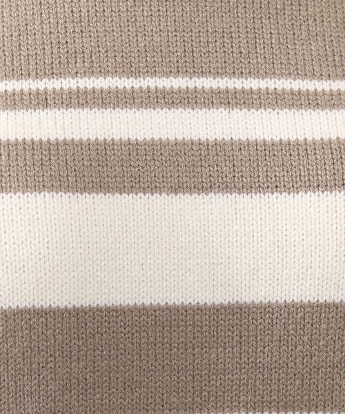 DRESKIP（ドレスキップ）の「◆洗えるマルチボーダーニット（ニット/セーター・レディース・ブラウン系その他4/ホワイト系5/ブラウン系4/ピンク系・02/03/04）」の16枚目の写真