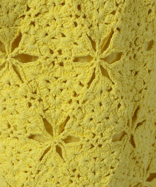 HARE（ハレ）の「クロシェニットショーツ(HARE)（その他パンツ・メンズ・ブラック/オフホワイト/イエロー・FREE）」の18枚目の写真