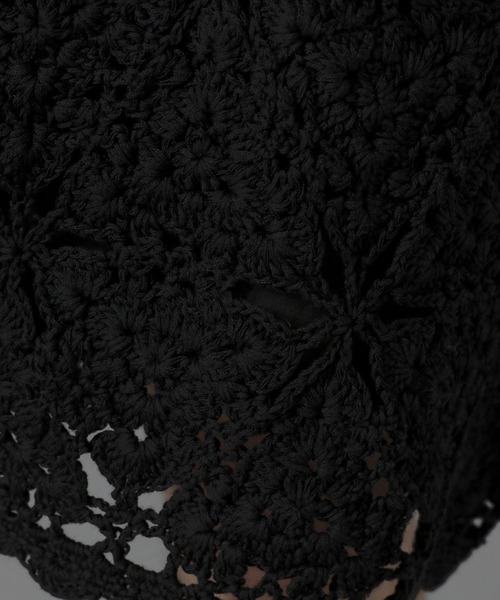 HARE（ハレ）の「クロシェニットショーツ(HARE)（その他パンツ・メンズ・ブラック/オフホワイト/イエロー・FREE）」の19枚目の写真