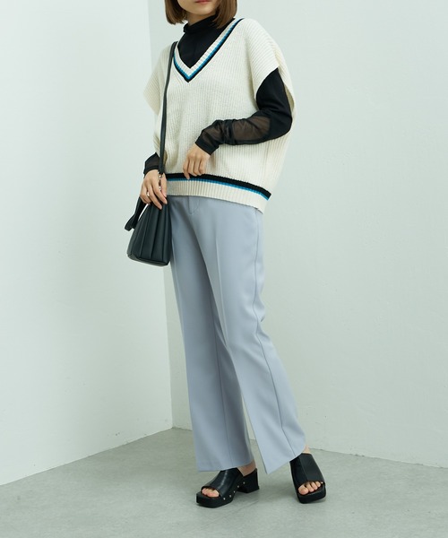 Lui's（ルイス）の「2WAYウェーブミニトートバッグ（ハンドバッグ・レディース・ブラック/ホワイト・FREE）」の21枚目の写真