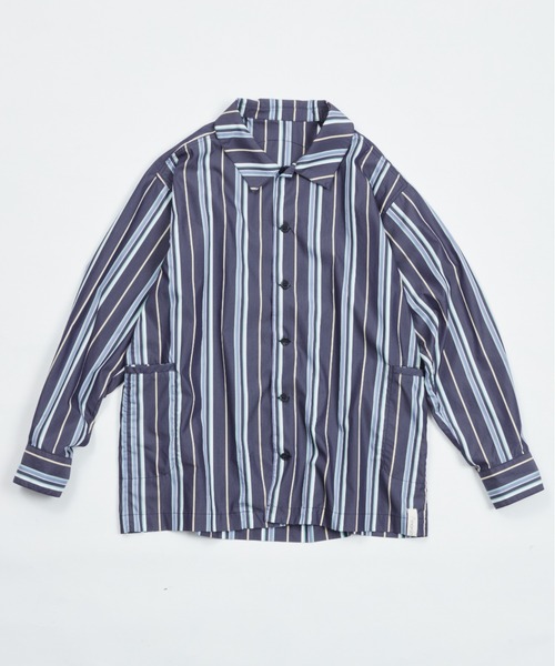 AlexanderLeeChang(アレキサンダーリーチャン)の「AlexanderLeeChang アレキサンダーリーチャン / STRIPE SEO-L SHIRTS セオエルストライプシャツ / AC022202(シャツ/ブラウス・レディース・ネイビー/ブルー/オレンジ・3/2)」の16枚目の写真