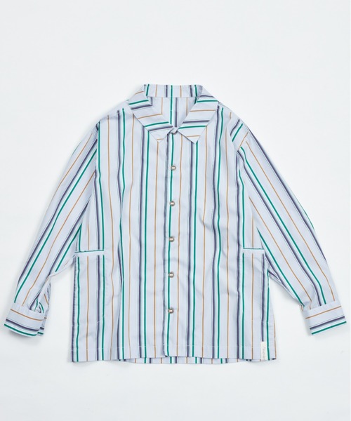 AlexanderLeeChang(アレキサンダーリーチャン)の「AlexanderLeeChang アレキサンダーリーチャン / STRIPE SEO-L SHIRTS セオエルストライプシャツ / AC022202(シャツ/ブラウス・レディース・ネイビー/ブルー/オレンジ・3/2)」の19枚目の写真