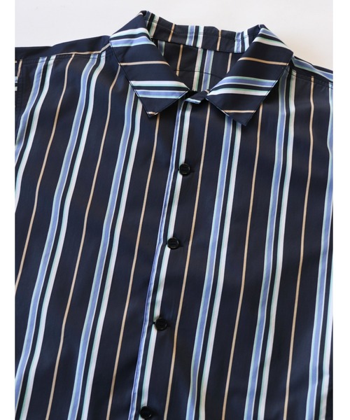 AlexanderLeeChang(アレキサンダーリーチャン)の「AlexanderLeeChang アレキサンダーリーチャン / STRIPE SEO-L SHIRTS セオエルストライプシャツ / AC022202(シャツ/ブラウス・レディース・ネイビー/ブルー/オレンジ・3/2)」の17枚目の写真