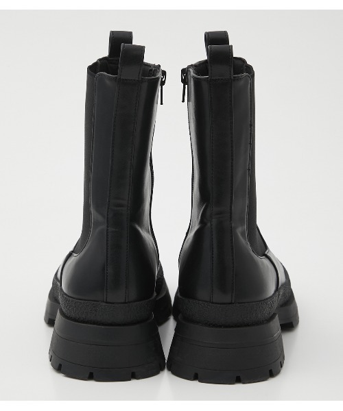 AZUL by moussy(アズールバイマウジー)の「TRACK SOLE CHELSEA BOOTS/トラックソールチェルシーブーツ(ブーツ・レディース・ブラック/ライトカーキ・LARGE/MEDIUM/SMALL)」の5枚目の写真