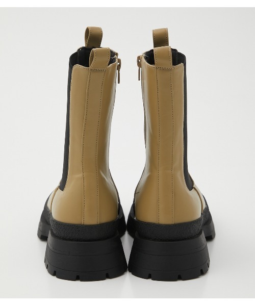 AZUL by moussy(アズールバイマウジー)の「TRACK SOLE CHELSEA BOOTS/トラックソールチェルシーブーツ(ブーツ・レディース・ブラック/ライトカーキ・LARGE/MEDIUM/SMALL)」の13枚目の写真