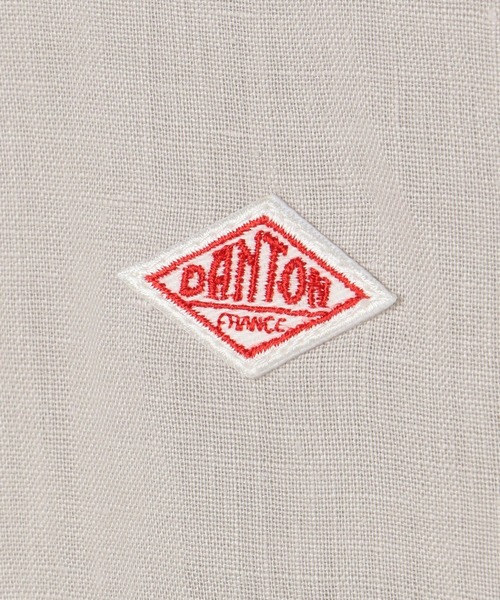 DANTON(ダントン)の「DANTON | リネン シャツカーディガン LNB WOMEN(シャツ/ブラウス・レディース・ブラック/オレンジ/グレイッシュベージュ・38/36)」の19枚目の写真