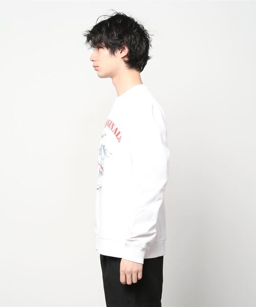Guess（ゲス）の「GUESS Originals Retro Ski Crewneck Sweat（スウェット・メンズ・ホワイト・X-LARGE/LARGE/MEDIUM/SMALL）」の4枚目の写真