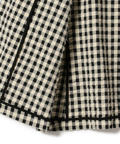 レディース 破格 美品 ハイグレードBEAMS BOY scye ギンガムチェック 