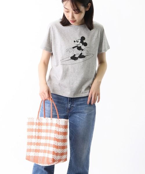 salle de bal（サルデバル）の「salle de bal / サルデバル メルカドバッグ　マルシェバッグ お買い物バッグ メッシュバッグ（かごバッグ・レディース・ブラック/グレー/オレンジ/ライトグリーン・FREE）」の19枚目の写真