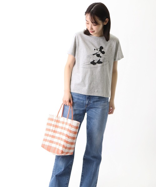 salle de bal（サルデバル）の「salle de bal / サルデバル メルカドバッグ　マルシェバッグ お買い物バッグ メッシュバッグ（かごバッグ・レディース・ブラック/グレー/オレンジ/ライトグリーン・FREE）」の20枚目の写真