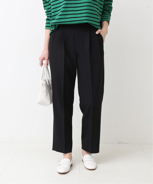 Spick & Span（スピックアンドスパン）の「タックテーパードパンツ（その他パンツ・レディース・ブラック/ピンク/ベージュ系その他/ブルー系その他・40/38/36/34）」の7枚目の写真