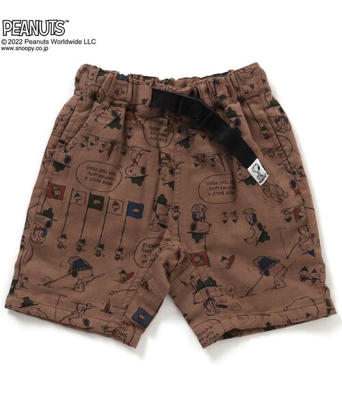 PEANUTS(ピーナッツ)の「PEANUTSコラボ ハーフパンツ 5分丈(その他パンツ・キッズ・ブラウン/イエロー/ブルー/キナリ・90/100/110/120/80/130/95/140)」の2枚目の写真