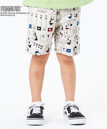 PEANUTSコラボ　ハーフパンツ 5分丈
