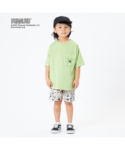 PEANUTS(ピーナッツ)の「PEANUTSコラボ ハーフパンツ 5分丈(その他パンツ・キッズ・ブラウン/イエロー/ブルー/キナリ・90/100/110/120/80/130/95/140)」の14枚目の写真