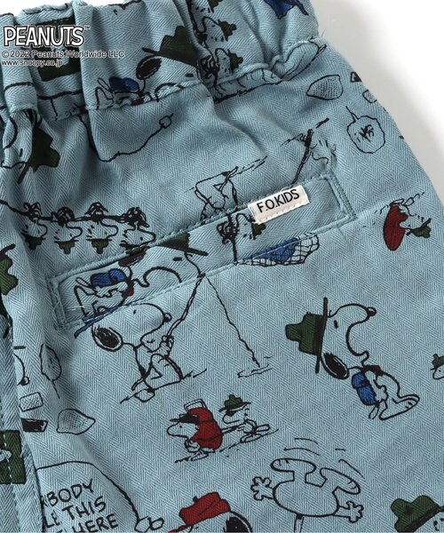 PEANUTS(ピーナッツ)の「PEANUTSコラボ ハーフパンツ 5分丈(その他パンツ・キッズ・ブラウン/イエロー/ブルー/キナリ・90/100/110/120/80/130/95/140)」の6枚目の写真