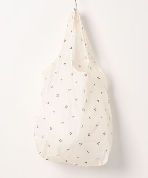 petit main（プティマイン）の「ポケッタブルエコバッグ（エコバッグ/サブバッグ・キッズ・マルチ/アイボリー/ブラック/ライトピンク・FREE）」の5枚目の写真