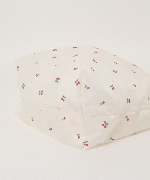 petit main（プティマイン）の「ポケッタブルエコバッグ（エコバッグ/サブバッグ・キッズ・マルチ/アイボリー/ブラック/ライトピンク・FREE）」の8枚目の写真