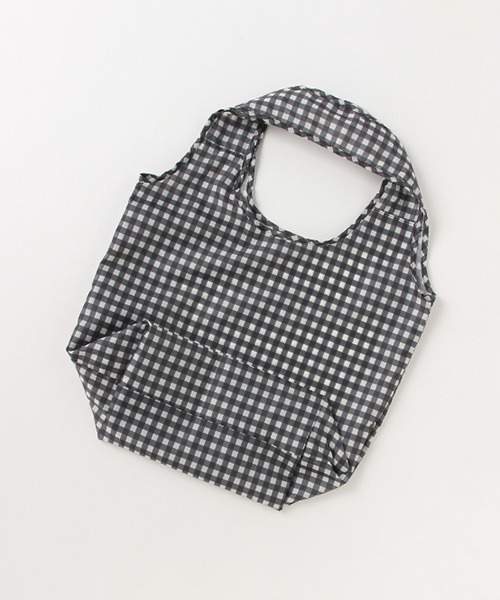 petit main（プティマイン）の「ポケッタブルエコバッグ（エコバッグ/サブバッグ・キッズ・マルチ/アイボリー/ブラック/ライトピンク・FREE）」の13枚目の写真