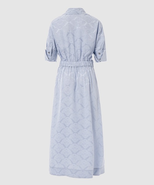 GANNI(ガニー)の「Viscose Jacquard(ワンピース・レディース・ラベンダー・36/34)」の2枚目の写真