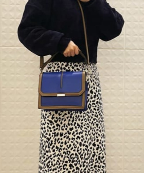 SAMANTHAVEGA（サマンサベガ）の「パイピングショルダーバッグ（ショルダーバッグ・レディース・ベージュ/ブラック/ホワイト/ブルー・FREE）」の5枚目の写真