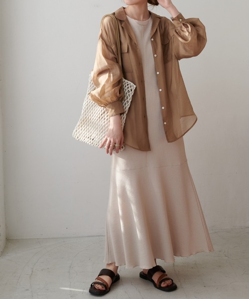 DISCOAT（ディスコート）の「マクラメ巾着付トートバッグ（トートバッグ・レディース・ブラック/ブラウン/アイボリー・FREE）」の14枚目の写真