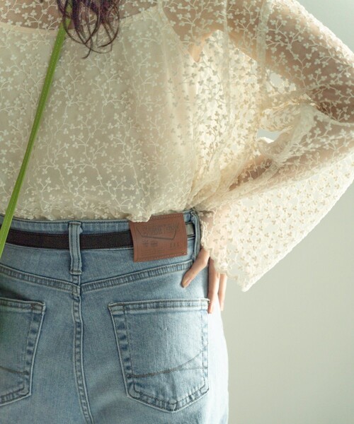 FREAK'S STORE（フリークスストア）の「チュールフラワー刺繍