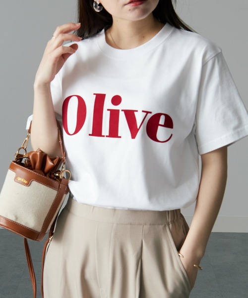 tシャツ 切り絵フロッキープリントTシャツ レディース フロッキープリントロゴTシャツ（Tシャツ/カットソー）｜RANAN