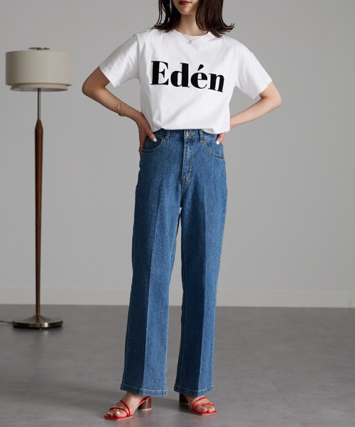 RANAN（ラナン）の「フロッキープリントロゴＴシャツ（Tシャツ/カットソー・レディース・オフホワイト/チャコール/グレー系2/ホワイト系2/ホワイト系1/グレー系1/ホワイト系3/ライトグレー系3・LL/M/L）」の18枚目の写真