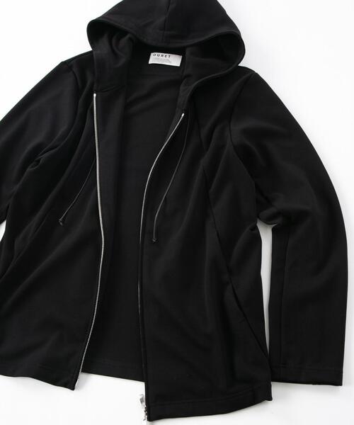 OURET（オーレット）の「OURET/オーレット/PARKA/パーカー/ZIPHOODIE（パーカー・メンズ・ブラック/グレー・1）」の3枚目の写真