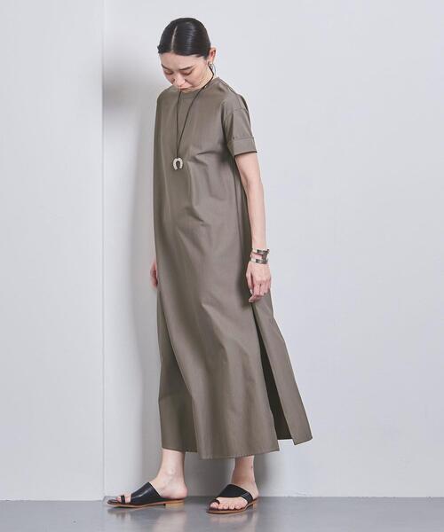 THE RERACS / ザ リラクス ロングワンピース S THE RERACS（ザ リラクス） 未使用 長袖 ひざ丈 ワンピース 19FW-REBL