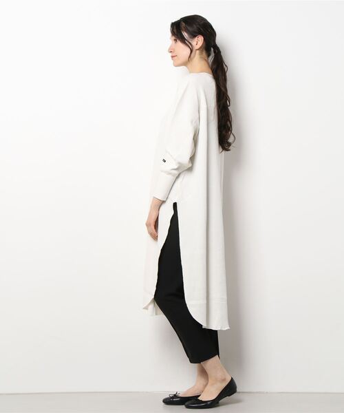 MANASTASH（マナスタッシュ）の「MANASTASH/マナスタッシュ　Ws THERMAL SLIT DRESS（ワンピース・レディース・ホワイト/ブラック・FREE）」の11枚目の写真