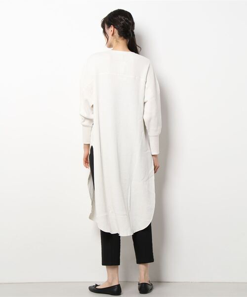 MANASTASH（マナスタッシュ）の「MANASTASH/マナスタッシュ　Ws THERMAL SLIT DRESS（ワンピース・レディース・ホワイト/ブラック・FREE）」の12枚目の写真