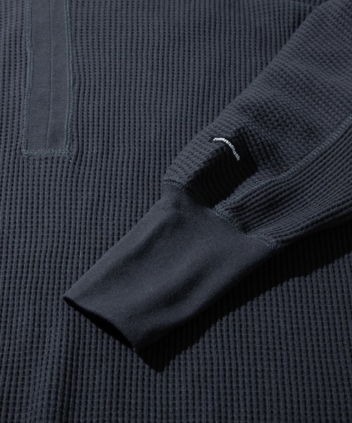 MANASTASH（マナスタッシュ）の「MANASTASH/マナスタッシュ　Ws THERMAL SLIT DRESS（ワンピース・レディース・ホワイト/ブラック・FREE）」の5枚目の写真