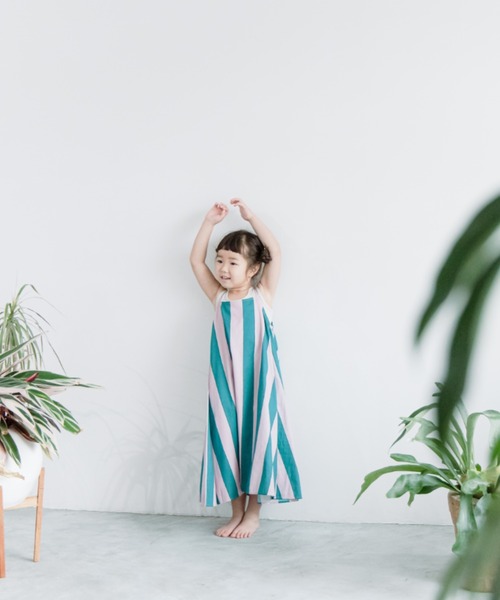 LOWRYS FARM(ローリーズファーム)の「INDIAISプリントワンピース 264689(ワンピース・キッズ・グリーン/ブルー/ピンク・110cm/120cm/130cm/140cm/150cm)」の13枚目の写真